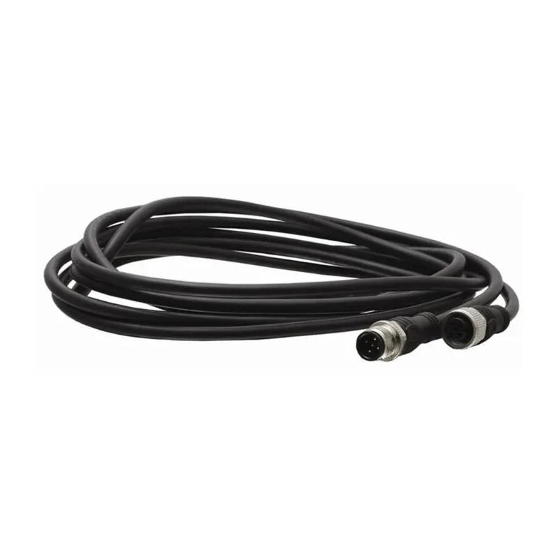ABB Jokab Sensor Actuator Cable 3 m Black PVC Jacket Male to Female M12 5 Contacts 2TLA020056R2100 M12-C312