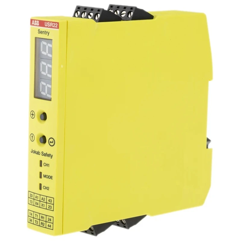 ABB Jokab 24V DC Safety Relay 4 Safety Contacts Multi-Reset Screw Terminal USR22