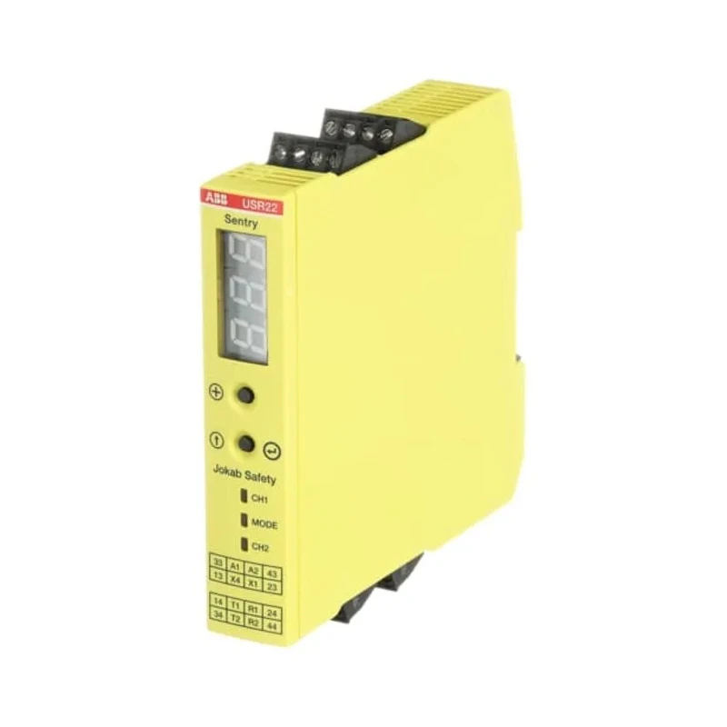 ABB Jokab 24V DC Safety Relay 4 Safety Contacts Multi-Reset Screw Terminal USR22