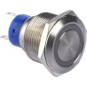 RS PRO Illuminated Momentary Push Button Switch, Panel Mount, SPDT, Green LED, IP67, 22.2 mm Cutout, 250 V AC 175-9692