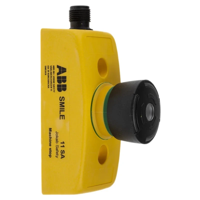 ABB Jokab Smile 11 SA Series Black Twist Release Push Button Switch 32.2 mm Cutout IP65 2TLA030051R0900 Smile 11 SA