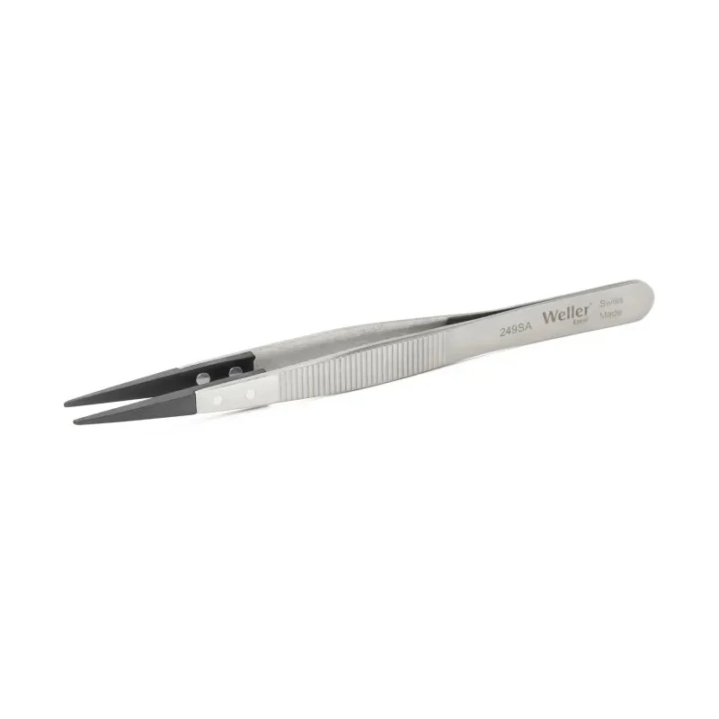 Weller Erem 5.1in Stainless Steel Pointed ESD Safe Tweezer 249SA