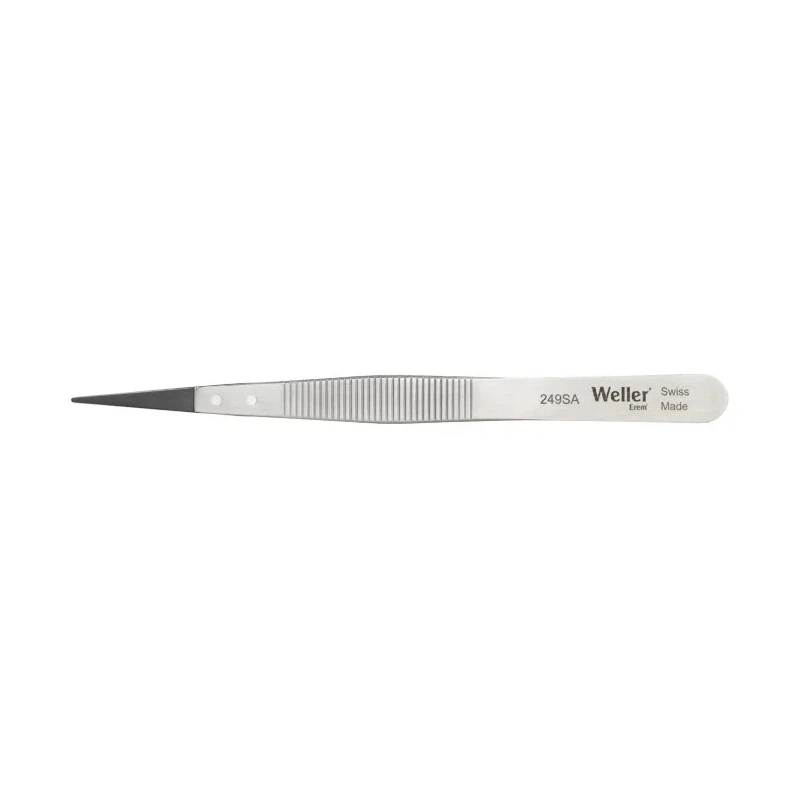 Weller Erem 5.1in Stainless Steel Pointed ESD Safe Tweezer 249SA