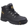 Caterpillar Framework Black Leather Lace Up Steel Toe Capped Safety Boots Size UK 10 EU 44 EN ISO 20345:2011 P722603