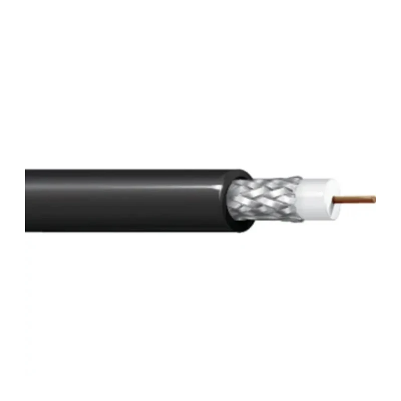 Belden RG58 Coaxial Cable 20AWG 1.9kV 30.48m Black LSZH Flame Retardant PVC Jacket Unterminated 8240 Series 