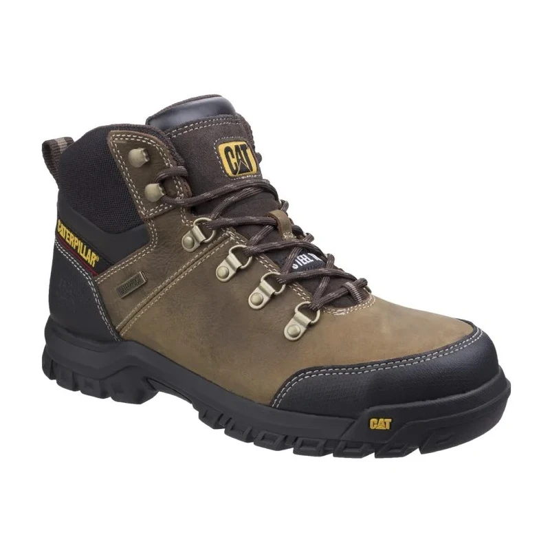 Caterpillar Framework Brown Steel Toe Capped Men's Safety Boots Size UK 11 EN ISO 20345:2011 P722602