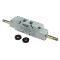 RS PRO Pneumatic Solenoid Valve 5/3 PC, 1/4 in Port, Aluminium Body, 12V DC/24V AC/DC/110V AC/220V AC, 10 bar Max 176-2123