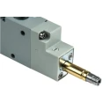 RS PRO Pneumatic Solenoid Valve 5/3 PC, 1/4 in Port, Aluminium Body, 12V DC/24V AC/DC/110V AC/220V AC, 10 bar Max 176-2123
