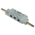 RS PRO Pneumatic Solenoid Valve 5/3 PC, 1/4 in Port, Aluminium Body, 12V DC/24V AC/DC/110V AC/220V AC, 10 bar Max 176-2123