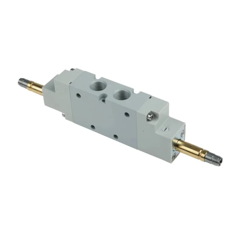 RS PRO Pneumatic Solenoid Valve 5/3 PC, 1/4 in Port, Aluminium Body, 12V DC/24V AC/DC/110V AC/220V AC, 10 bar Max 176-2123