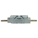 RS PRO Pneumatic Solenoid Valve 5/3 PC, 1/4 in Port, Aluminium Body, 12V DC/24V AC/DC/110V AC/220V AC, 10 bar Max 176-2123