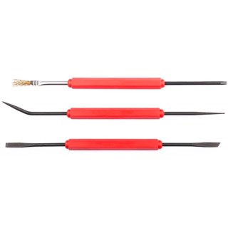 RS PRO 3 Piece Soldering Aid Tool Kit, Lightweight Durable Ergonomic Handles, Overall Length 175 mm 176-3428