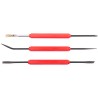 RS PRO 3 Piece Soldering Aid Tool Kit, Lightweight Durable Ergonomic Handles, Overall Length 175 mm 176-3428
