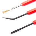 RS PRO 3 Piece Soldering Aid Tool Kit, Lightweight Durable Ergonomic Handles, Overall Length 175 mm 176-3428