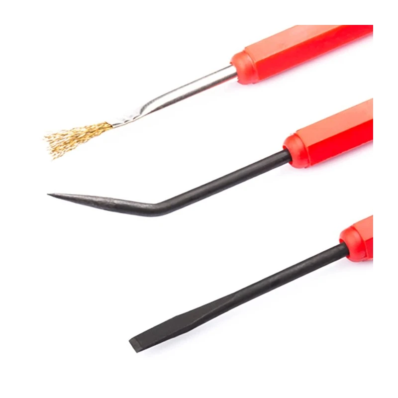 RS PRO 3 Piece Soldering Aid Tool Kit, Lightweight Durable Ergonomic Handles, Overall Length 175 mm 176-3428