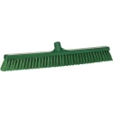 Vikan Sweeping Broom Green with Medium Hard Bristles for Dry and Wet Areas 31942