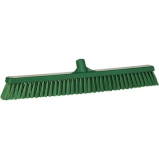 Vikan Sweeping Broom Green with Medium Hard Bristles for Dry and Wet Areas 31942