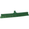 Vikan Sweeping Broom Green with Medium Hard Bristles for Dry and Wet Areas 31942