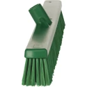 Vikan Sweeping Broom Green with Medium Hard Bristles for Dry and Wet Areas 31942