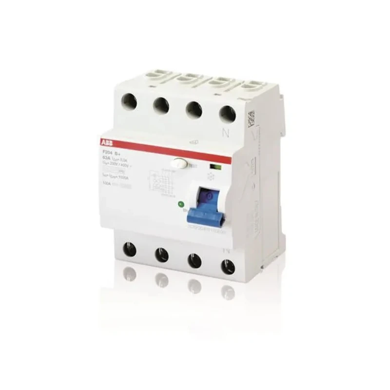 ABB Residual Current Circuit Breaker 125A 4-Pole 300 mA Type B 10 kA 400V AC F204B-125/0.3