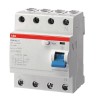 ABB F200 Series Residual Current Circuit Breaker 63A 4-Pole 30 mA Type F 10 kA 400V AC 2CSF204325R1630 F204 F-63/0,03