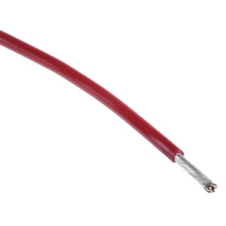 Alpha Wire Harsh Environment Hookup Wire PVC Series Red, 7 x 0.20 mm, Polyvinyl Chloride Jacket, 30 m, 3050 RD005