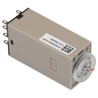 Omron H3Y-2 Series DIN Rail Timer Relay, 2-Contact, DPDT Switch, 24V DC Supply Voltage, ON Delay Mode, 0.04 s H3Y-2 DC24 10S