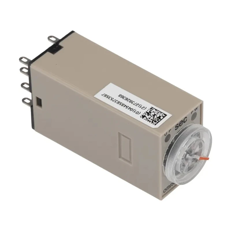 Omron H3Y-2 Series DIN Rail Timer Relay, 2-Contact, DPDT Switch, 24V DC Supply Voltage, ON Delay Mode, 0.04 s H3Y-2 DC24 10S