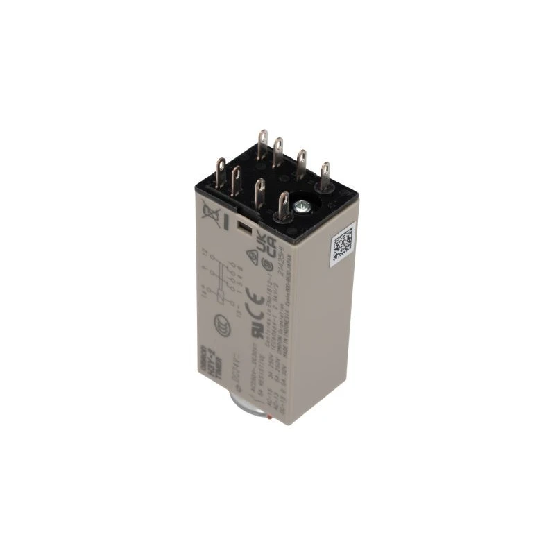 Omron H3Y-2 Series DIN Rail Timer Relay, 2-Contact, DPDT Switch, 24V DC Supply Voltage, ON Delay Mode, 0.04 s H3Y-2 DC24 10S