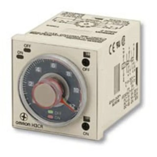 Omron H3CR Series DIN Rail Timer Relay, 11-Contact, DPDT Switch, Multifunction, 24V AC, 48V AC, 0.05 s to 30 h 