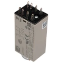 Omron H3Y-2 Series DIN Rail Timer Relay, 2-Contact, DPDT Switch, 24V DC Supply Voltage, ON Delay Mode, 0.04 s H3Y-2 DC24 10S