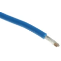 Alpha Wire Hook Up Wire TEFLON Series Blue 20 AWG, 19x0.20 mm Core Strands, 30 m Length, 600V, 200°C Maximum 5856 BL005