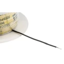 Alpha Wire Hook Up Wire TEFLON Series Black 24 AWG 7/0.20 mm Core Strands 1.12 mm Diameter 30 m 600 V 200°C 5854/7 BK005