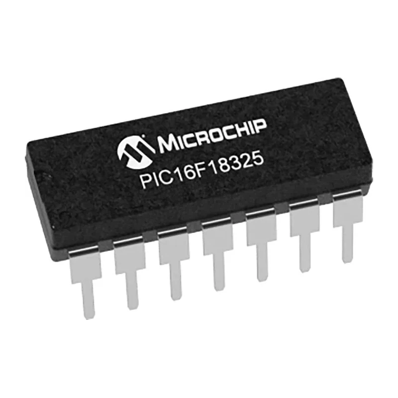 Microchip 8 bit PIC Microcontroller PIC16F18325-I/P, 32 MHz, 14kB Flash, 14-Pin PDIP