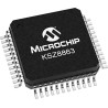 Microchip 48-Pin LQFP Ethernet Switch IC 3.3 V 100 Mbps KSZ8863FLLI