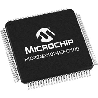 Microchip PIC32 32-bit MIPS32 Microcontroller 252 MHz 1.024MB FLASH 100-Pin TQFP PIC32MZ1024EFG100-I/PT