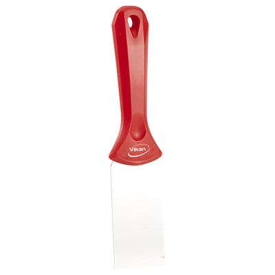 Vikan Stainless Steel Plastic Hand Scraper, Stainless Steel Blade, Plastic Handle, 235mm Length 40084