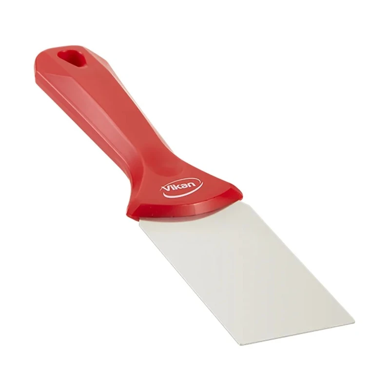 Vikan Stainless Steel Plastic Hand Scraper, Stainless Steel Blade, Plastic Handle, 235mm Length 40084