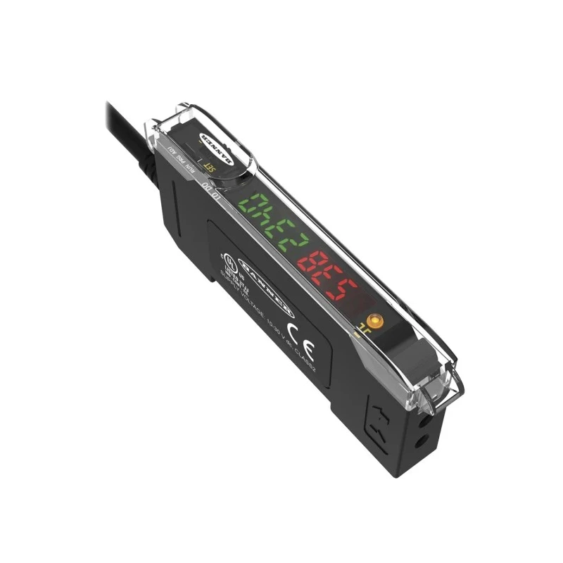 Banner Fibre Amplifier Glass, Plastic Fibre, PNP Output, 960 mW Power Consumption, IO-Link Interface, IP50, 30V DF-G1-PS-2M
