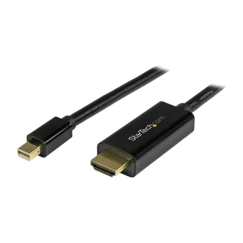 RS PRO Mini DisplayPort to HDMI Adapter Cable 2 m Length 4K x 2K Maximum Resolution MDP2HDMM2MB