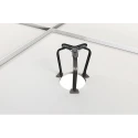 HellermannTyton Lighting Cover for Reel Insulations with Large Dimension Downlights 148-00119 SPOTCLIP-KIT 150-PA66HS-BK