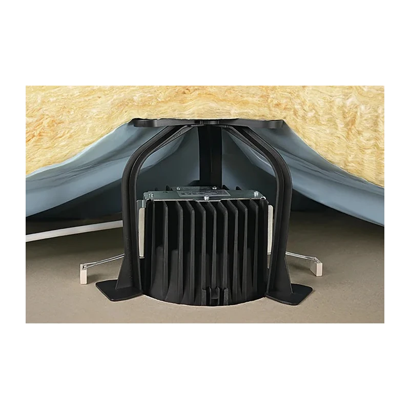 HellermannTyton Lighting Cover for Reel Insulations with Large Dimension Downlights 148-00119 SPOTCLIP-KIT 150-PA66HS-BK