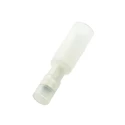 RS PRO Insulated Clear Crimp Bullet Connector 22 AWG to 18 AWG, 3.5 mm Bullet Diameter Male/Female 178-8386