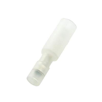 RS PRO Insulated Clear Crimp Bullet Connector 22 AWG to 18 AWG, 3.5 mm Bullet Diameter Male/Female 178-8386