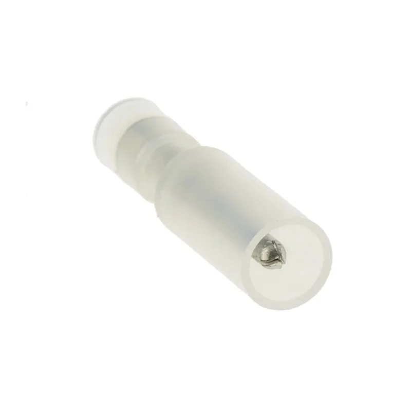 RS PRO Insulated Clear Crimp Bullet Connector 22 AWG to 18 AWG, 3.5 mm Bullet Diameter Male/Female 178-8386