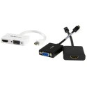 RS PRO 2 Port Mini DisplayPort to VGA HDMI Adapter 150 mm Cable Length 1920 x 1200 Pixel Maximum Resolution MDP2HDVGAW