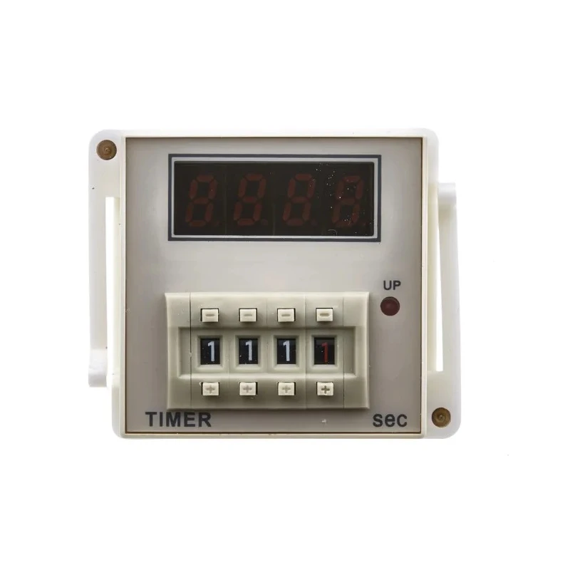 RS PRO Plug-in Digital Counter Timer Relay 8-Contact 100 V AC 240 V AC 999.9 s 1-Function SPDT Switch Configuration 179-2908