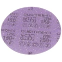 3M Cubitron II Ceramic Abrasive Disc, 150 mm Diameter, Fine Grade P150 Grit, Pack of 50 64259