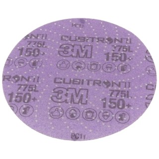 3M Cubitron II Ceramic Abrasive Disc, 150 mm Diameter, Fine Grade P150 Grit, Pack of 50 64259