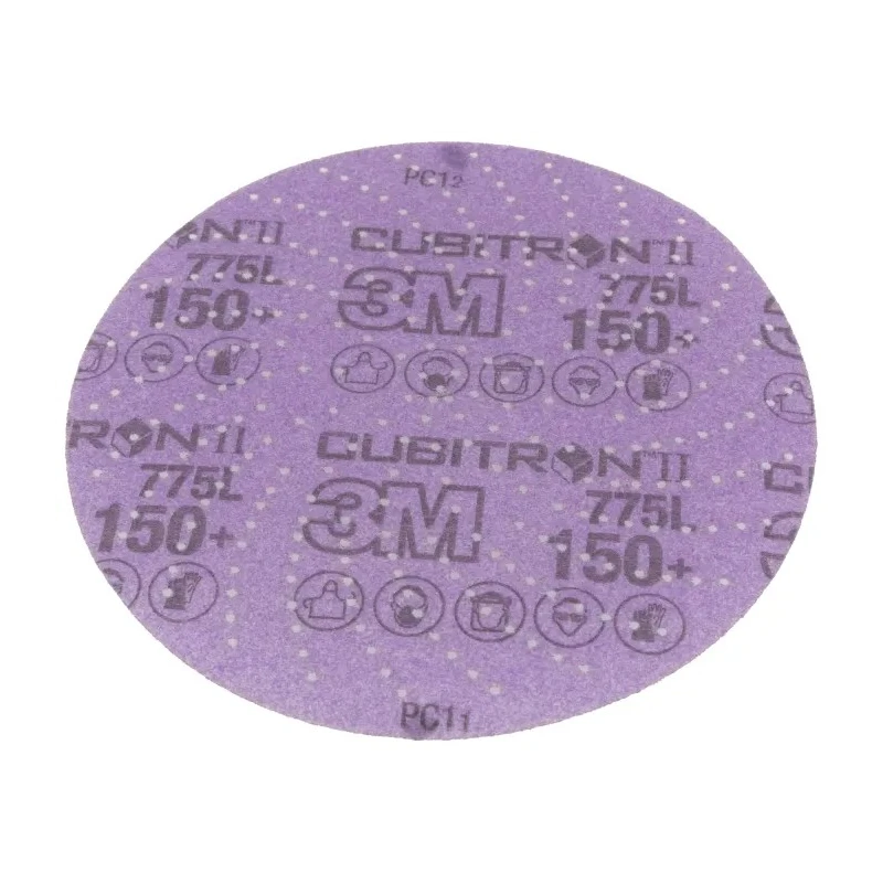 3M Cubitron II Ceramic Abrasive Disc, 150 mm Diameter, Fine Grade P150 Grit, Pack of 50 64259